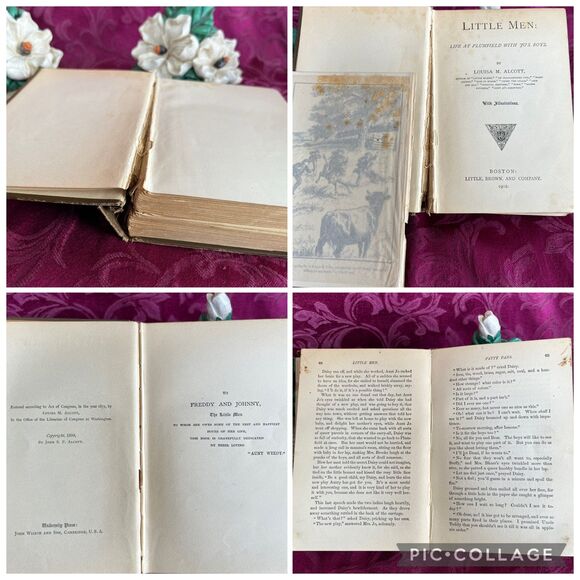 1903 Antique Books: Little Women Series (3 Volume Set) by Louisa May Alcott - Picture 6 of 10